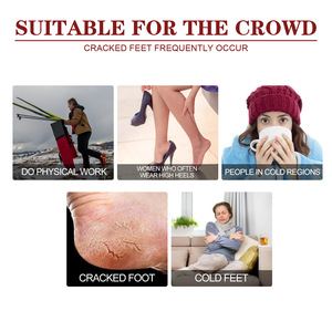 Vitamina E Anti Crack crema per i piedi olio Anti-asciugatura Crack crema per i piedi con tacco cracking crema per la riparazione rimozione pelle morta maschera per la cura dei piedi - Product Image 6