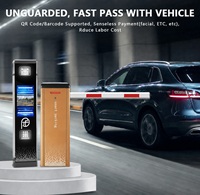 Système de barrière de parking intelligent avec bras de 6 m, barrière automatique, équipement de contrôle de circulation intelligent et de sécurité