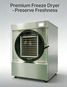 <b>Small</b> Table Top Food Freeze <b>Drying</b> <b>Machine</b> 20kg/h Home Use Lyophilizer with Pump for Processing Pet Fruit Snack Dehydrator - Product Image 3