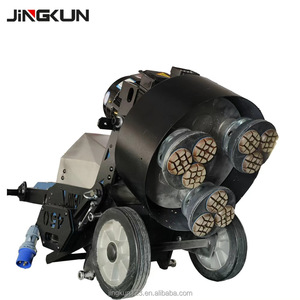 Machine à meuler les sols en époxy manuelle à haute efficacité JINGKUN 450, directement <span class=keywords><strong>de</strong></span> l'usine, meuleuse à béton portable, sol en époxy durci - Product Image 1