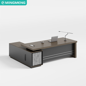 Bureau de direction personnalisable, design luxueux et épuré, pour patron, manager, superviseur, bureau moderne - Product Image 6