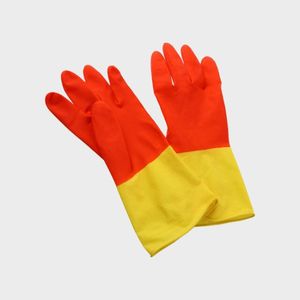 Gants de nettoyage <span class=keywords><strong>ménager</strong></span> en latex, 70g, écologiques, imperméables, durables, fins, doublure lisse, pour extérieur, prix usine - Product Image 3