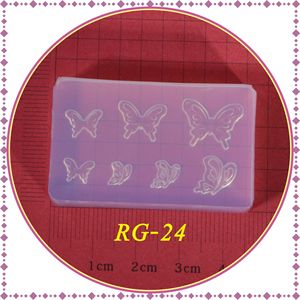 Stampo in Silicone 3D con fiocco e Nail Art stampo per intaglio forniture 4 strumenti per unghie in Silicone piccolo orso <span class=keywords><strong>ali</strong></span> di cavallo volante - Product Image 3