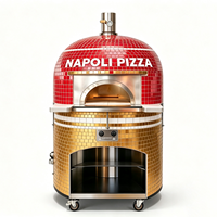 Four à pizza commercial en mosaïque, four à pizza mobile en forme de dôme, four à pizza pour restaurant, pizzeria