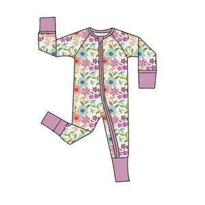 Versandfertige Kinderkleidung vom Hersteller: Individuell bedruckter Baby-Strampler mit Blumenmuster, Bambuskleidung, Mystery Box/Überraschungsbox - Product Image 5