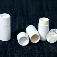 Tube en papier écologique recyclable pour baume à lèvres, déodorant, parfum solide, huile essentielle, emballage kraft personnalisé biodégradable