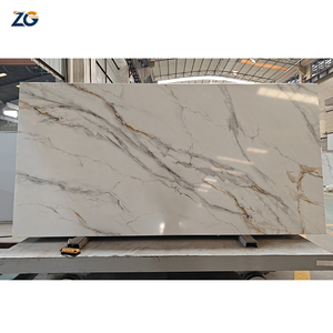ZGSTONE <span class=keywords><strong>Precio</strong></span> al por Mayor de Losas de Cuarzo para Encimeras de <span class=keywords><strong>Cocina</strong></span>, Encimeras de Cuarzo de Gran Tamaño, Encimeras de Mármol Blanco Calacatta - Product Image 5