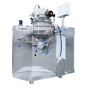 Emulsionante homogeneizador de vacío pequeño a escala de laboratorio con chaqueta de calefacción de acero inoxidable