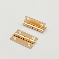 Mini Bisagra Oro Rosa 25180.8mm, Herraje Metálico al por Mayor de Fábrica para Joyeros, Cajas de Regalo, Cajas de Madera, Marcos de Fotos y Manualidades