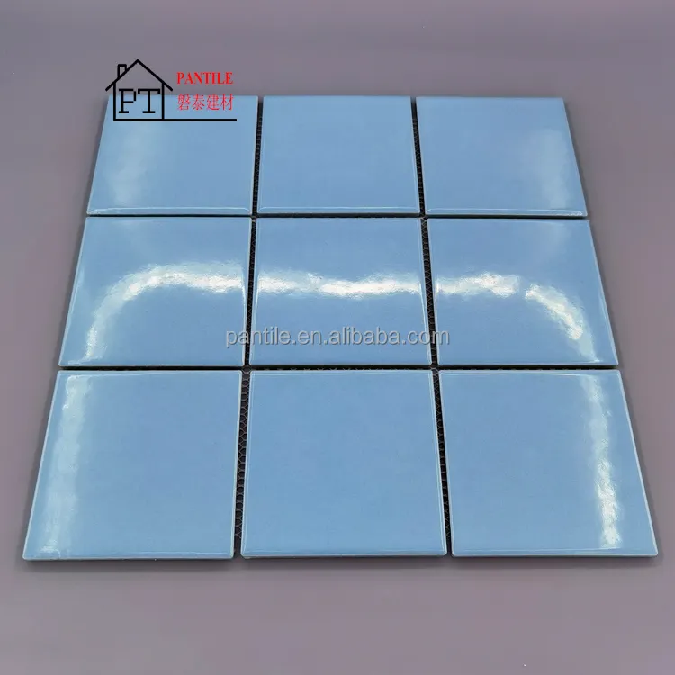Mosaic Tiles 100x100 Blue Designs Glazed Porcelain Ceramic Mosaic Tile For Kitchen And Bathroom Back Splash