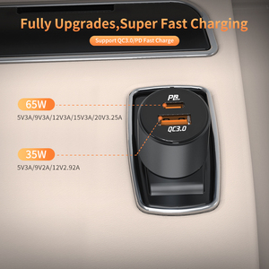 Chargeur de voiture USB C <span class=keywords><strong>en</strong></span> métal, adaptateur d'alimentation de voiture USB-C et USB-A 100W PD/QC rapide pour iPhone, <span class=keywords><strong>iPad</strong></span>, Galaxy S25 - Product Image 4