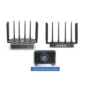 Routeur modem 5G X75 avec carte 5G, kit ventilateur de refroidissement, Wi-Fi 6 Mesh double bande, SIM, 2.5G WAN LAN, compatible M60K63 MT7986 AX6000 - Product Image 4