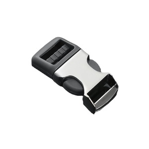 Metal Side Release Buckle DZB063-15 Black And Silver For Bags Fasteners Durable Adjustable <b>Webbing</b> Hardware Accessories - Product Image 4