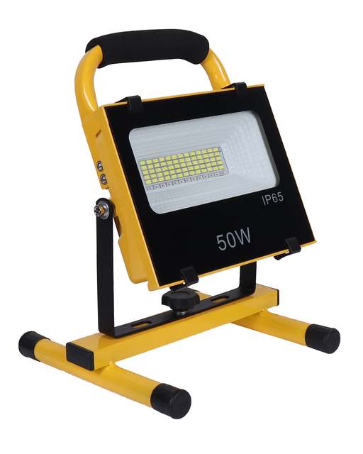 Portable Solar Powered LED Flood Light IP65 Waterproof for Camping & Work Outdoor Emergency Handle Flood Lamp