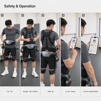 Exosquelette de réadaptation avec apprentissage de mouvement par IA pour l'entraînement à la marche et les soins aux personnes âgées