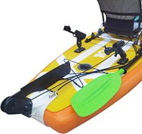 Vélo aquatique gonflable pour deux personnes pour la piscine et le lac Vélo flottant à double siège pour les aventures aquatiques en plein air