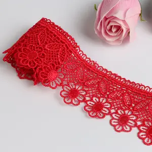 Hot Sale Wholesale Guipure Trimmings Lace French Lace Embroidery Designs