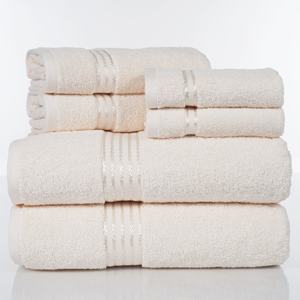 <span class=keywords><strong>Serviette</strong></span> de bain en coton éponge hautement absorbante, ensembles de serviettes de bain/mains/visage de luxe personnalisés pour hôtel, style Dobby doux, ensemble de 6 serviettes - Product Image 1