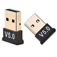 Adaptor USB 5.0 untuk Keyboard Laptop, adaptor USB BT USB untuk PC, Speaker Mouse, musik, penerima USB