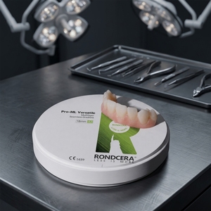 เซอร์โคเนียอเนกประสงค์ Rondcera สำหรับงานทันตกรรม ปรับแต่งง่าย ใช้ได้กับงานปรับฟันหลังและปรับการกัดในห้องปฏิบัติการทันตกรรม - Product Image 1