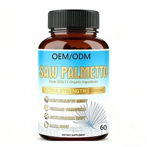 Logo privé Saw Palmetto Capsules pour la santé de la <span class=keywords><strong>prostate</strong></span> Complément alimentaire pour homme - Product Image 1