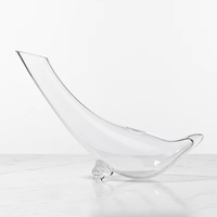 Vente directe d'usine, design créatif, aérateur à vin rouge en forme d'animal, verseur, carafe en verre transparent cristallin