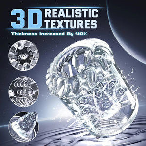 Jouets sexuels <span class=keywords><strong>pour</strong></span> adultes 14 en 1 mains libres, télescopiques, à poussée rotative automatique, avec pompe à vide 6s et 7 fonctions de succion rotative, écran LCD - Product Image 6