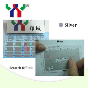 Tinta de Serigrafía <span class=keywords><strong>Plateada</strong></span> para Tarjetas de Raspar de Lotería, 1 Kg/lata - Product Image 6