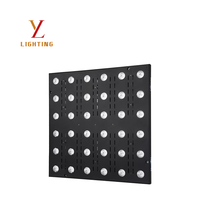 Lampe de scène à matrice LED RVB 36 yeux pleine couleur avec gradation linéaire, effet stroboscopique, DMX512, fonctionnement maître-esclave et auto-exécution