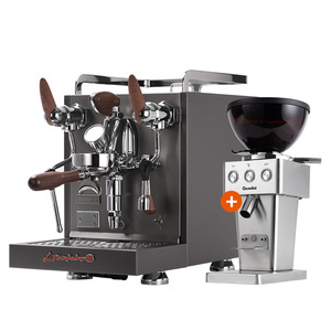 Machine à café Gemilai avec moulin intégré, semi-automatique, style italien E61, en acier inoxydable, machine à expresso professionnelle - Product Image 1