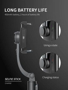Stabilisateur de téléphone anti-tremblement <span class=keywords><strong>Q08</strong></span>, mini trépied perche à <span class=keywords><strong>selfie</strong></span> avec contrôle Type-C, stabilisateur de téléphone - Product Image 6