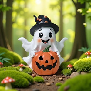 ฮาโลวีน ผี ฟักทอง เรซิ่น ของตกแต่ง การ์ตูน ของตกแต่งภายในบ้าน อุปกรณ์ประกอบฉากปาร์ตี้ - Product Image 4