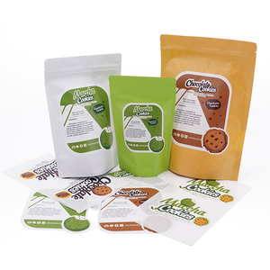 Bolsas de Mylar de Grado Alimenticio con Cierre Ziplock Impresas Personalizadas, Bolsas con Fuelle para Empacar Frutos Secos, Bolsas de Plástico para Empacar Alimentos - Product Image 3