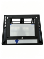 Cage à chien portable en aluminium, vente en gros d'usine, nouveau design, haute qualité, boîte de transport pour chien, respirante et durable