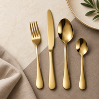 Ensemble de 24 couverts de luxe en acier inoxydable poli miroir avec support ananas en ABS pour cadeau de mariage et repas à domicile