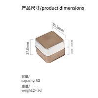 Pot de Gel UV de Luxe 5G Électroplaqué avec Conception Anti-Lumière, Gel Constructeur, Emballage Premium pour Vernis à Ongles