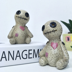 ตุ๊กตาน่ารักสำหรับตกแต่งโต๊ะทำงาน ของตกแต่งบ้านสร้างสรรค์สำหรับห้องนั่งเล่น ทางเข้าบ้าน งานฝีมือเรซิ่น ของตกแต่งศิลปะ - Product Image 2