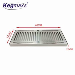 Khay Bia Nhỏ Giọt Bằng Thép Không Gỉ 304 Khay Bia Nhỏ Giọt Homebrew Cho Tháp Bia Cornelius Keg Corny Keg Khóa Bóng - Product Image 3