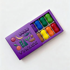 Boîte cadeau en papier personnalisée pour stylos crayons ensemble de papeterie emballage porte-crayons fournitures scolaires en gros - Product Image 6