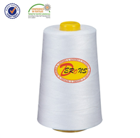 S.de rons 23 ans usine fournisseur prix filé 100% polyester 40/2 fil à coudre 5000M avec différentes couleurs pour la couture