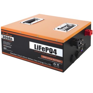 Bộ Pin Lifepo4 12V 300ah Năng Lượng Đám Mây Cho Người Cắm Trại Rv Xe Nâng Lưu Trữ Năng Lượng Mặt Trời Chu Kỳ Sâu 12.8V Livepo4 <span class=keywords><strong>Litium</strong></span> Với - Product Image 1