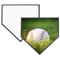MDFSUB Plaque de Softball Maison Plaque sublimation Plaque Mdf Cadre photo Softball Sports Plaque en bois Pour Récompenses