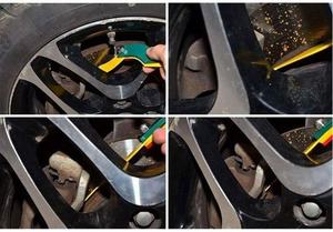 Kfz-Bremsbelag Dicken messgerät Auto Scheiben trommel Bremsbelag Mess lineal Werkzeug misst Fahrzeug bremsbeläge Fühler lehre - Product Image 6