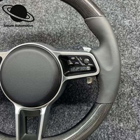Volant en fibre de carbone pour Porsche 981 991 992 718 Macan Panamera 971 Cayenne Taycan Boxster Cayman GT Macan