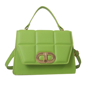 Bolsos cuadrados con sangría, bolso cruzado para axilas de Color puro para mujer, bolsos de hombro a la moda para niñas - Product Image 5