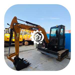 Mini-excavatrice SANY SY35U d'occasion, machine de construction compacte à chenilles hydraulique d'origine pour petits travaux de terrassement urbains - Product Image 1