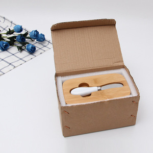 Couvercle <span class=keywords><strong>en</strong></span> <span class=keywords><strong>bambou</strong></span> avec boîte à beurre Couteau <span class=keywords><strong>en</strong></span> céramique Raccord de cuisine Réservoir de stockage de réfrigérateur scellé pour usage domestique Assiettes à dîner Plats - Product Image 5