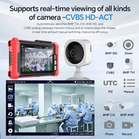 NOYAFA NF-IPC728HSO Probador de CCTV Full HD de 8 Pulgadas, Probador de Cámaras IP con Puertos Gigabit Duales, PoE, TDR, OPM y VFL