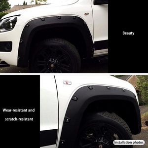 Accesorios Exteriores para Automóviles, Guardabarros de Diseño Delgado y Lujoso en ABS Negro, Protector de Cavidades de Rueda + Decoración - Product Image 5