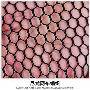 Filet de pêche pliable en polyéthylène, filets de capture rouges et noirs, sac de protection pour poissons avec poignée pour la pêche en plein air - Product Image 3